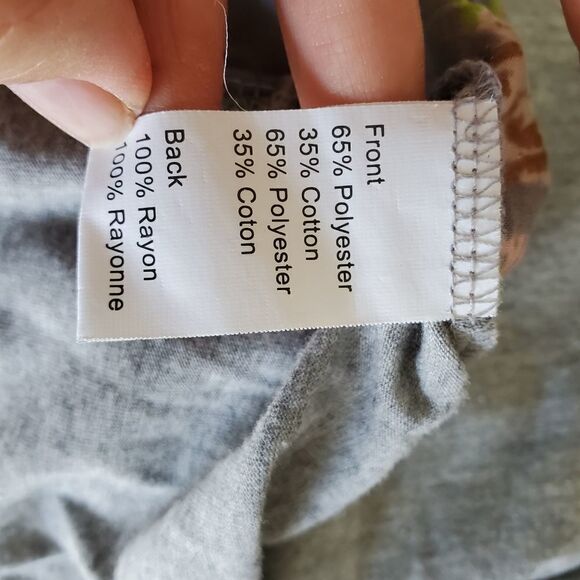 Anthropologie porridge whimsy motifs top gray - Picture 3 of 8